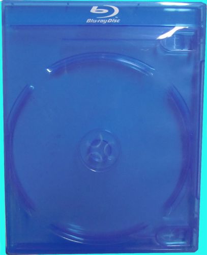Blu-ray-Double Disk Case (holds 2) w/ Logo *2pcs.* New!