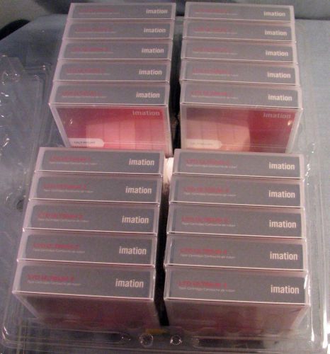 CASE OF 20 IMATION ULTRIUM 400GB/800GB LTO 3 TAPE CARTRIDGE DRIVES 51122 17532