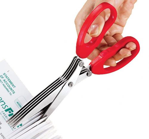 Miles kimball shredding scissors, red  for sale