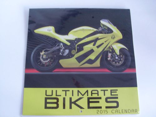 2015 Ultimate Bikes Calendar - 1 Month Per Page-12 Different Pictures - FREEPOST