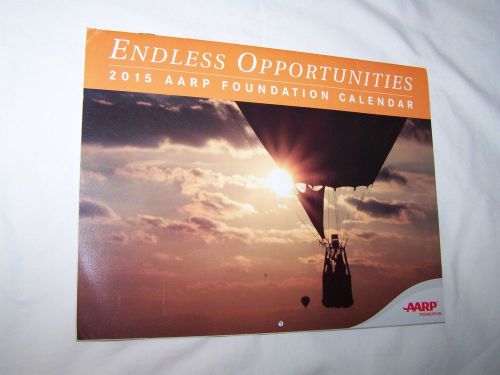 2015 Aarp Foundation Endless Opportunities Wall Calendar; Free Shipping
