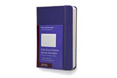 2015 Violet Moleskine 5&#034; x 8 1/4&#034; Daily Diary/Planner - Hard Cover