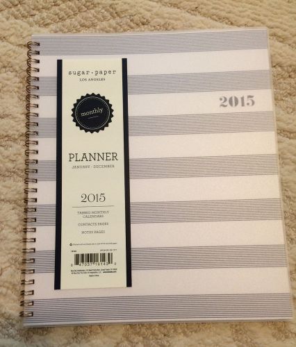 Sugar Paper Los Angeles For Target Large Monthly Navy &amp; White Monthly Planner