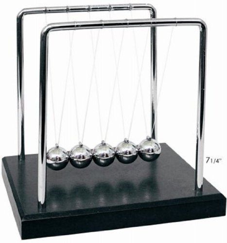 Cradle balance balls newtons pendulum swinging office games desktop science new for sale