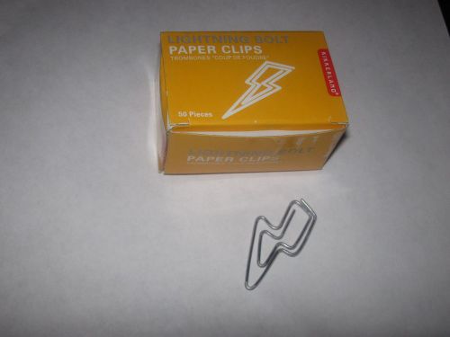 Neat lightning bolt paper clips new 1 box of 50 pieces for sale