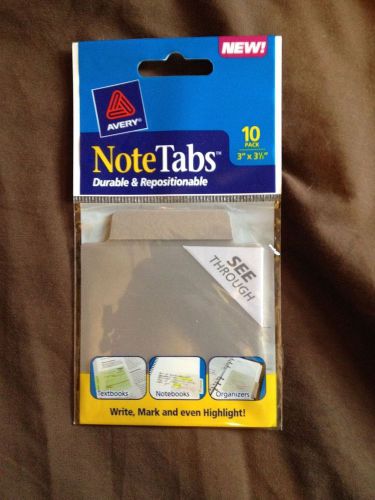 Avery NoteTabs 16321 Traditional File Tab - 10 x Write-on / Pack