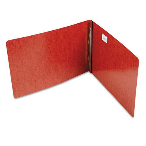 Pressboard Report Cover, Prong Clip, 11 x 17, 3&#034; Capacity, Red