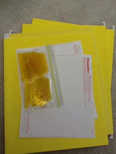 New pendaflex readytab hanging file folders - letter 8.5&#034; x 11&#034; 1/5 tab cut for sale