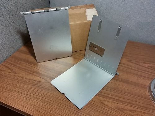 24 Used Patient Chart Holders Aluminum 12&#034; x 9&#034;