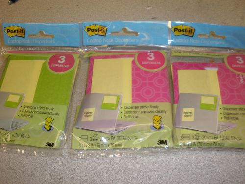 New lot of 3 Post-it(R) Pop-up Laptop Notes Dispenser, 3 x 3 Inch