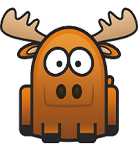 30 Custom Little Moose Personalized Address Labels