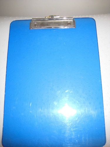 Blue Plastic Clipboard