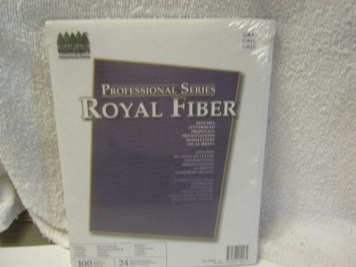 Wausau Papers Professional Series Royal Fiber Gray Paper, 8.5x11, 100 Sheets
