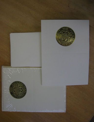 40 Note Cards Portland State University 1948 Gold Seal Doctrina Urbi Serviat