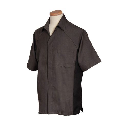 Unisex Camp Shirt,  Granite/Raven,  M 62239 M