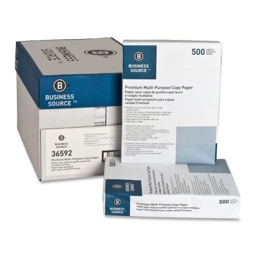 Business Source Punched Multipurpose Paper - 3x Hole -5000/Carton - BSN36592
