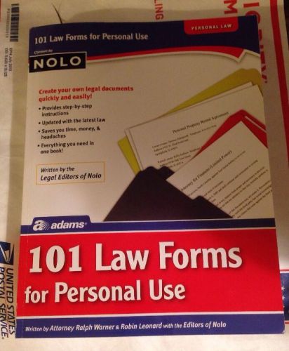 Adams 101 Law Forms Book - BK407