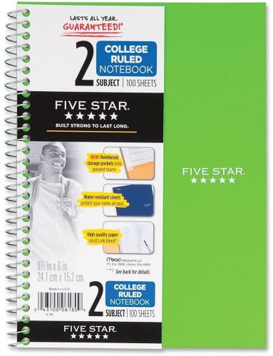 Spiral notebook lege ruled bject 6 x 9.5 sheets assorted ors model 6180 for sale