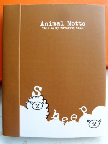 1X Brown Sheep Memo Note Scratch Message Pad Doodle Book Kid Stationery FREESHIP