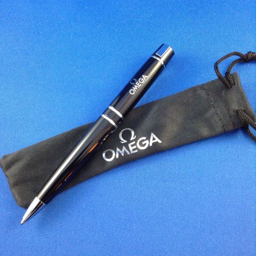 omega black lacquer ballpoint pen baselworld 2014