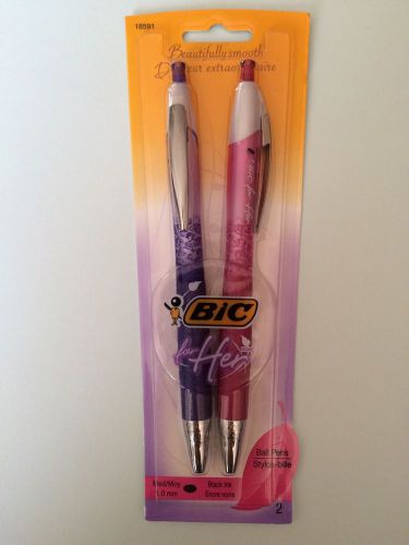 Pens For Her. Medium Point. Ball Point Black Ink.