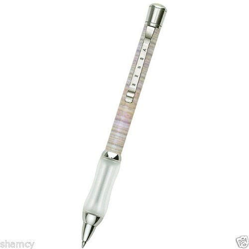 Sensa Batik Lavender New Black Gel Ink Twist-Retractable Ballpoint Pen
