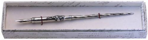 Coat of arms design pewter pen by coles calligraphy for sale