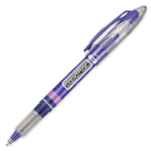 Paper Mate Liquid Expresso Pen - Medium Pen Point Type - Purple Ink - (pap21005)