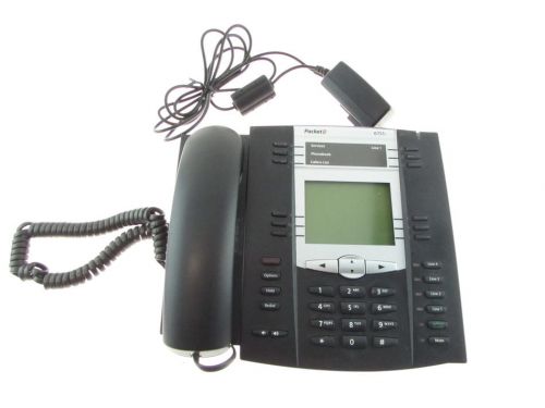 PACKET 8 Black 6755i Internet IP 4 Call Lines LCD Display Office Digital Phone