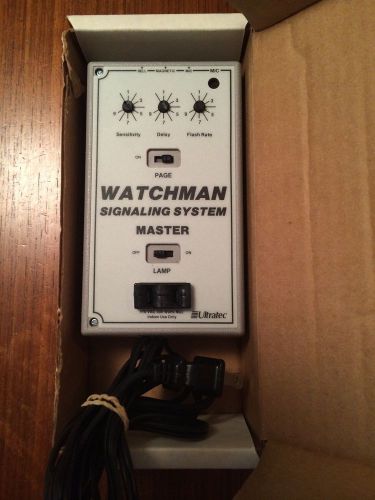 NEW ULTRATEC WATCHMAN SIGNALING SYSTEM PHONE MASTER HEARING IMPAIRED