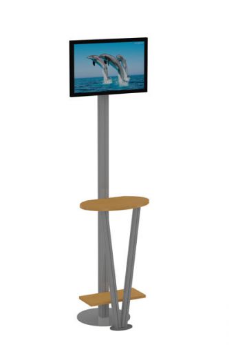 Brand new 24&#034; led / lcd monitor kiosk with tabletop for computer for sale