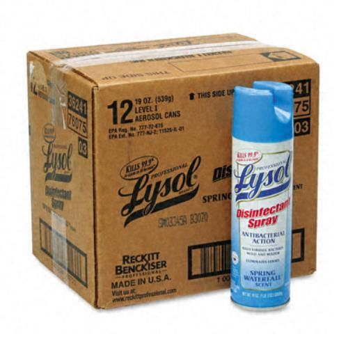 Professional Lysol Disinfectant Spray - 12/Carton Brand New!