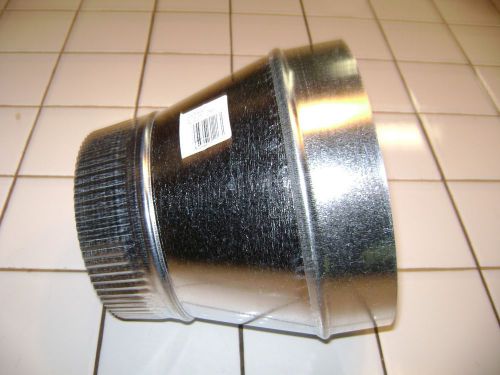 Duct reducer 8&#034; to 6&#034; adapter with 8&#034; worm clamp for sale