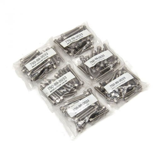(150) new metric 316 stainless steel m4x25 socket head cap screws/bolts 0.70 for sale