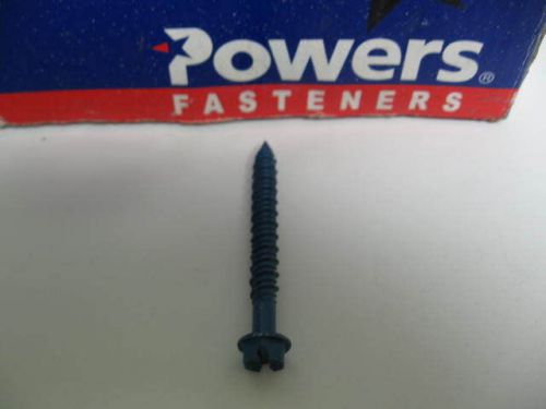 Powers tapper screws perma seal coating 1/4x2-14&#034; box of 100 for sale