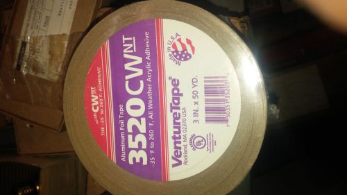 Venture 3520CW 3&#034; x 50yd Aluminum Foil Insulation Tape (1 Roll)