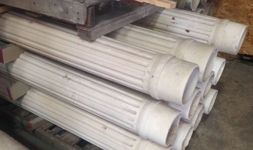 10&#034; x 10&#039; Round Tapered Fluted Columns SHAFT ONLY (no caps/bases)
