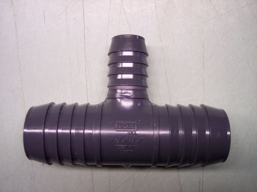1 SPEARS 1401-211 BARBED INSERT REDUCING TEE 1 1/2&#034; X 1 1/2&#034; x 1&#034; PIPE FITTING