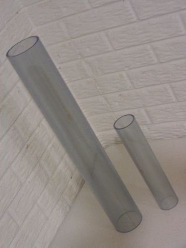 3&#034; x 24&#034; and 2&#034; x 12&#034; Schedule 40 Clear Rigid PVC Pipe (&#039;tube&#034;)