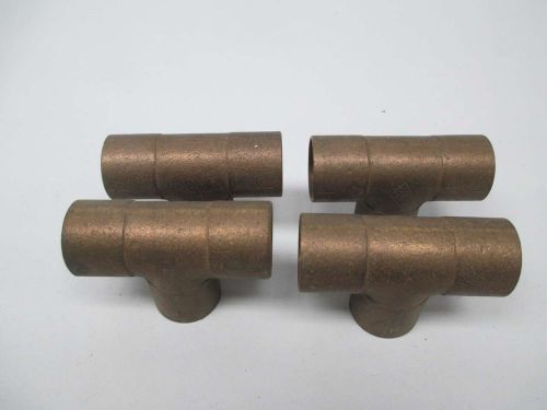 Lot 4 new bronze 1in tee fitting coupler d349682 for sale