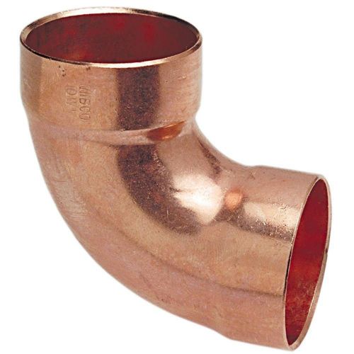 MUELLER  W 07401, DWV, 90 Degree elbow, 1-1/2 In, Wrot Copper plumbing fitting