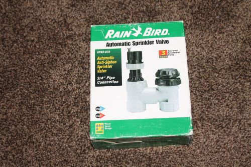 RAIN BIRD-AUTOMATIC SPRINKLER VALVE APAS-075 3/4&#034; Pipe Connection