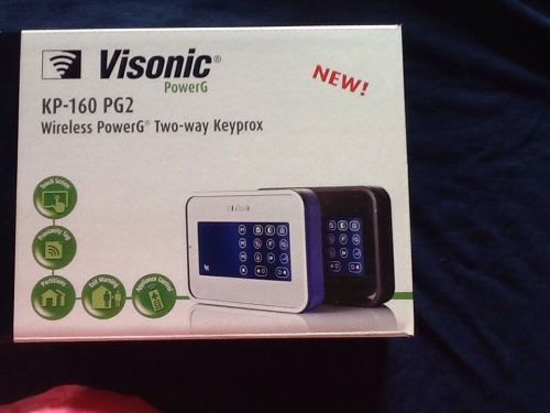 Visonic powerg wireless two-way kkp-160 pg2 eypeyprox 915 mhz waith color.nib for sale