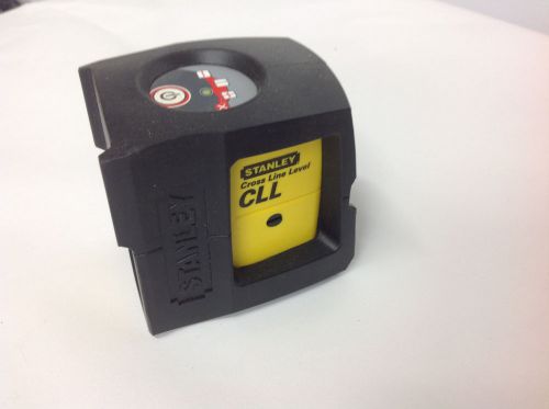 Stanley CLL Cross Line Self Level  Laser  Layout Tool, No Batteries  USED