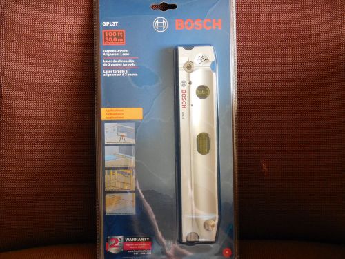 NEW IN PACKAGE BOSCH GPL3T TORPEDO 3-PT ALIGNMENT LASER