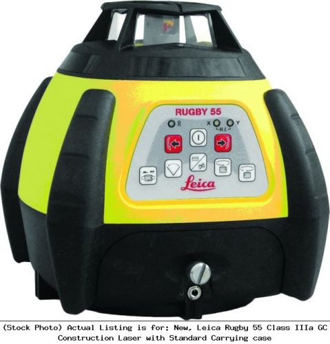 New, leica rugby 55 class iiia gc construction laser with standard : 755000 for sale
