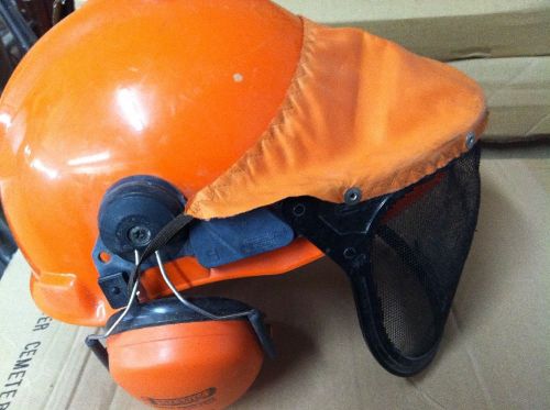 Peltor hard hat, ear protection and face shield. free shipping. for sale