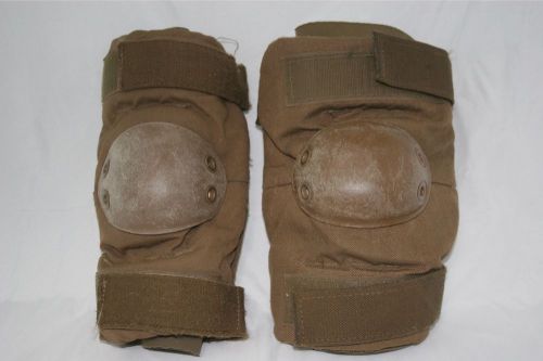 Us army issue elbow pads,desert tan,medium,soldier used   for sale
