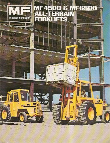 Equipment brochure - massey ferguson - mf 4500 6500 - forklift - 1975 (e1613) for sale