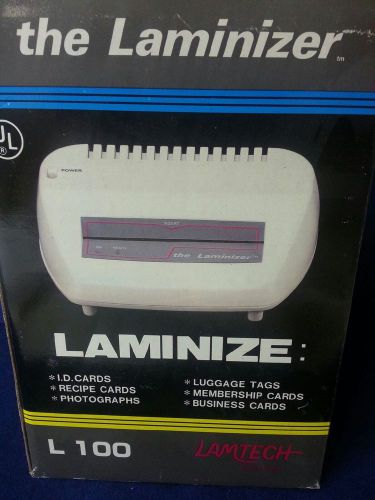 Laminating Machine Lamtech Laminizer L100 ID Laminator New FREE US Shipping